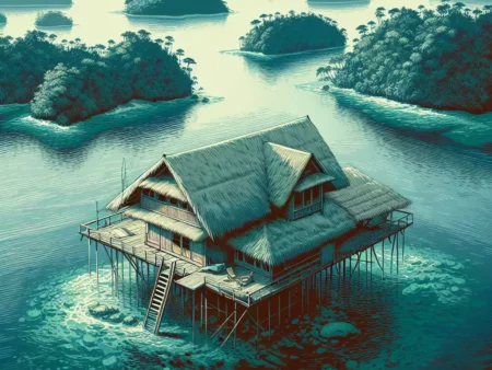 Menginap di Rumah Apung di Kepulauan Mentawai