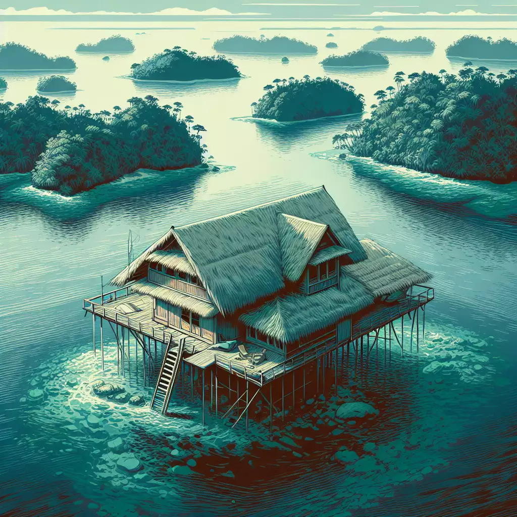 Menginap di Rumah Apung di Kepulauan Mentawai
