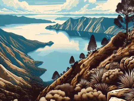 Menikmati Pesona Danau Toba dari Ketinggian