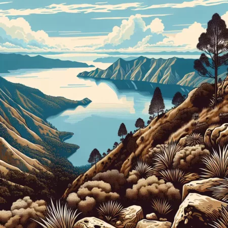 Menikmati Pesona Danau Toba dari Ketinggian