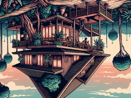 Menginap di Rumah Terbalik di Bali: Pengalaman Menginap yang Menggugah Imajinasi