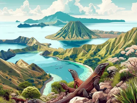 Keindahan Alam Pulau Komodo dengan Trekking Ringan: Menjelajahi Tanah Para Komodo