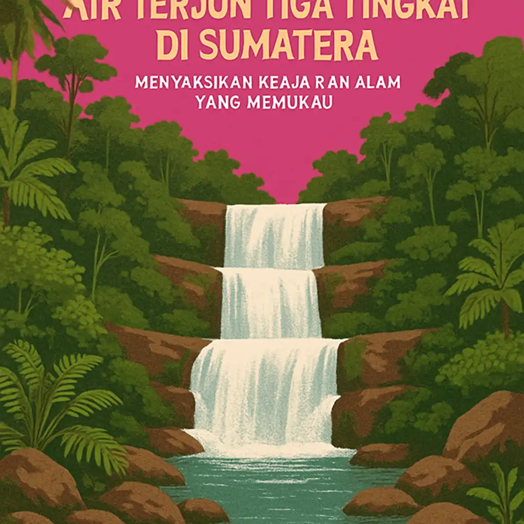 Menikmati Keindahan Air Terjun Tiga Tingkat di Sumatera: Menyaksikan Keajaiban Alam yang Memukau