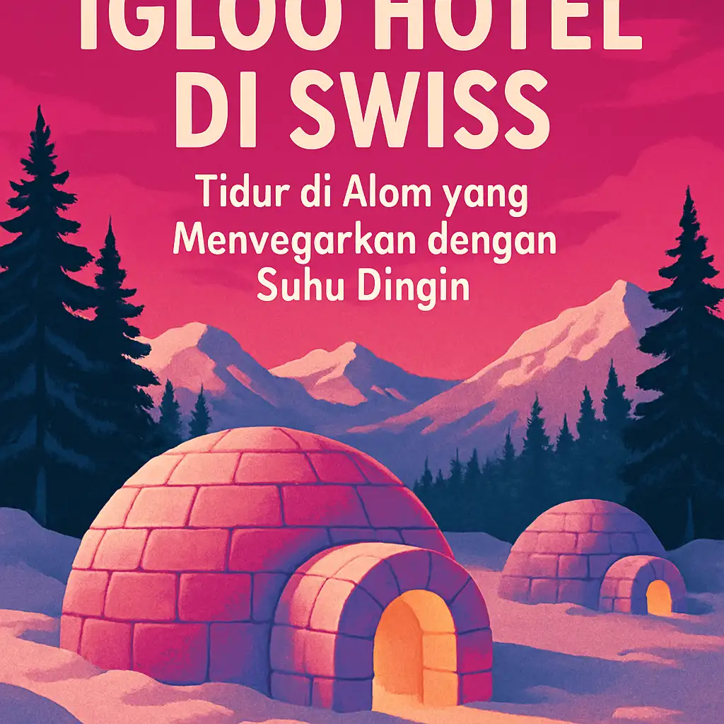 Menginap di Igloo Hotel di Swiss: Tidur di Alam yang Menyegarkan dengan Suhu Dingin